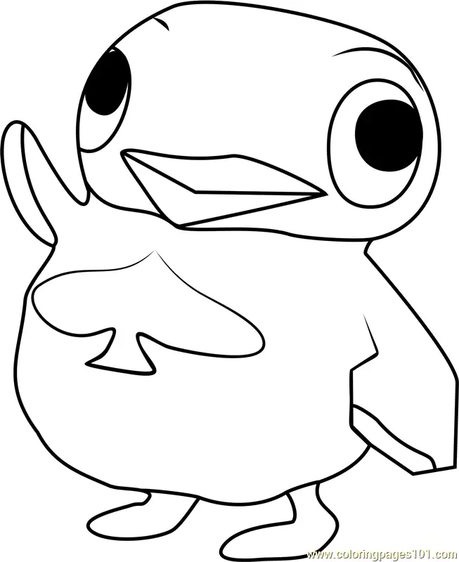 Animal Crossing Coloring Pages 7