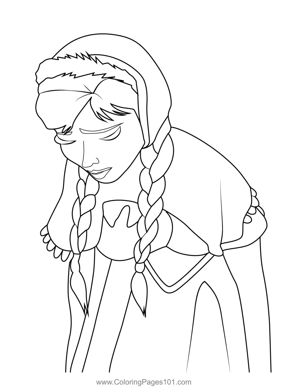 Anna Coloring Pages 11
