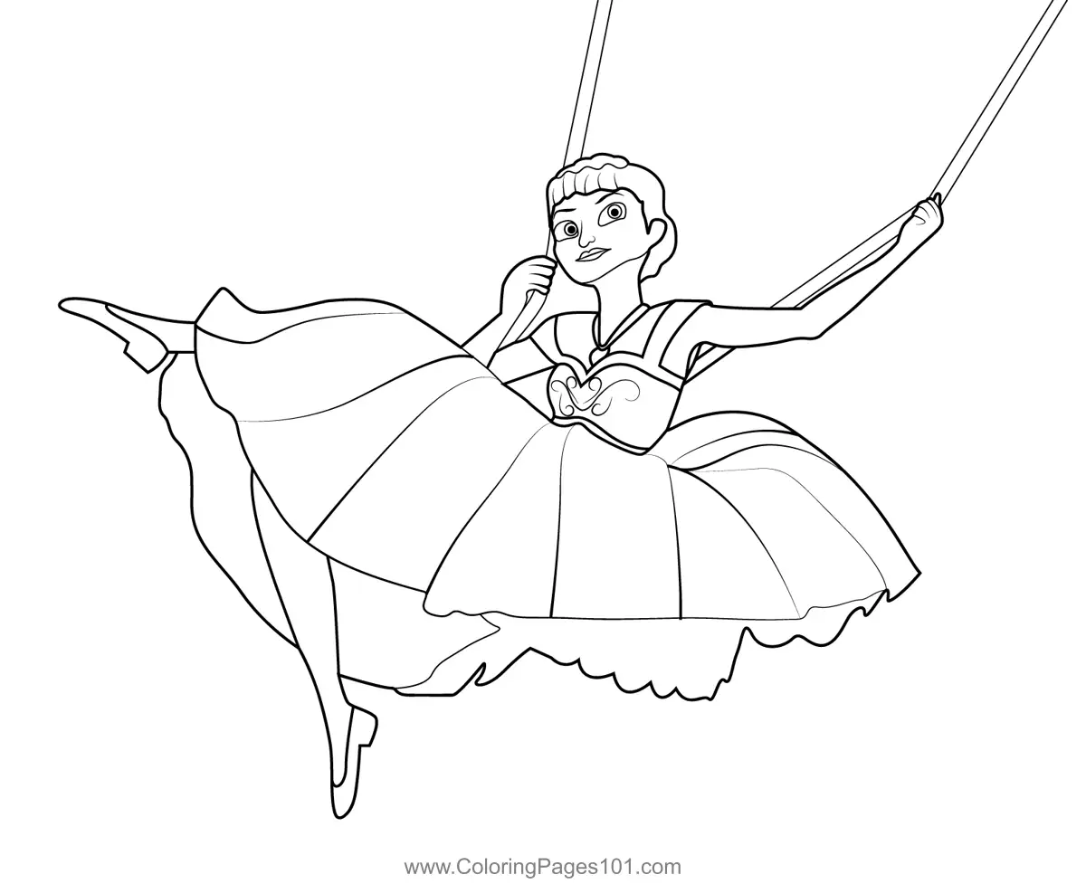 Anna Coloring Pages 4