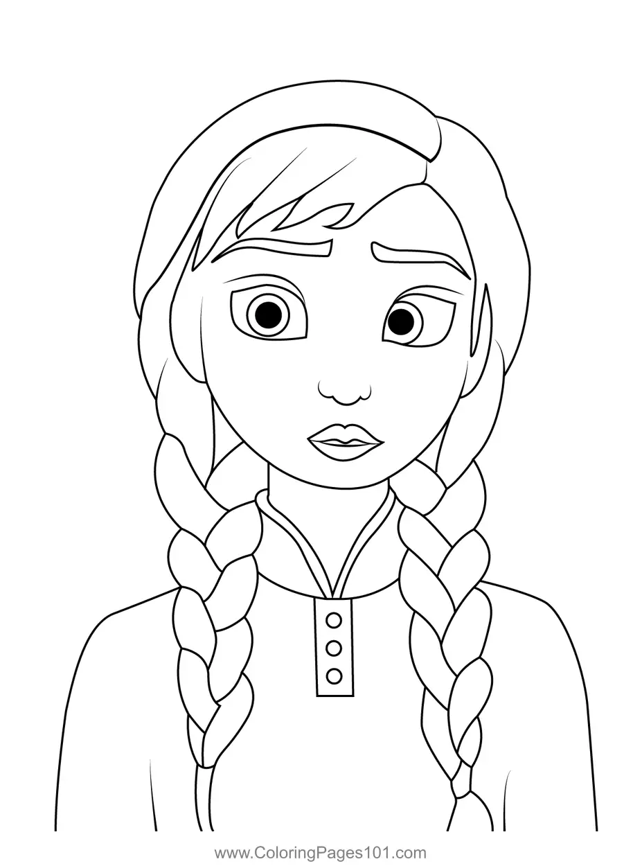 Anna Coloring Pages 6