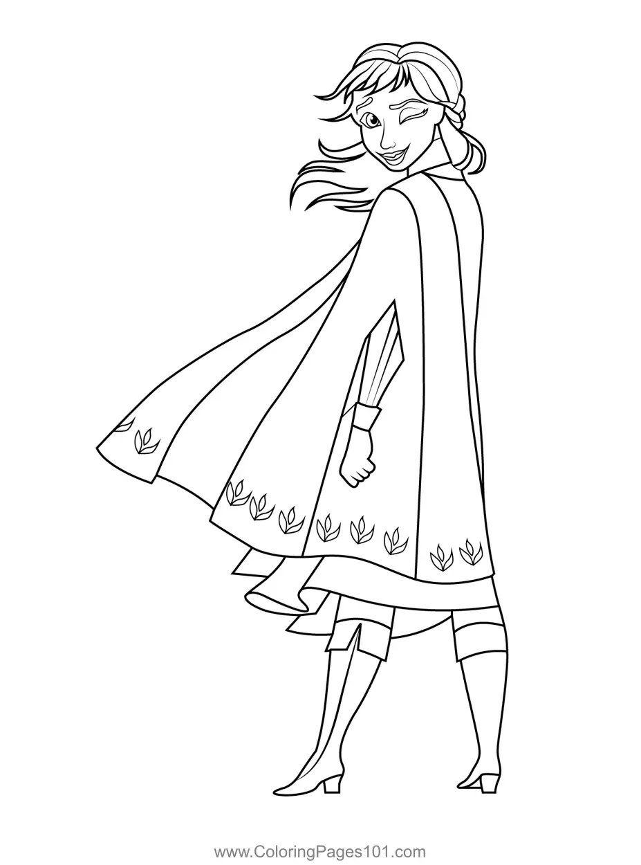 Anna Coloring Pages 8