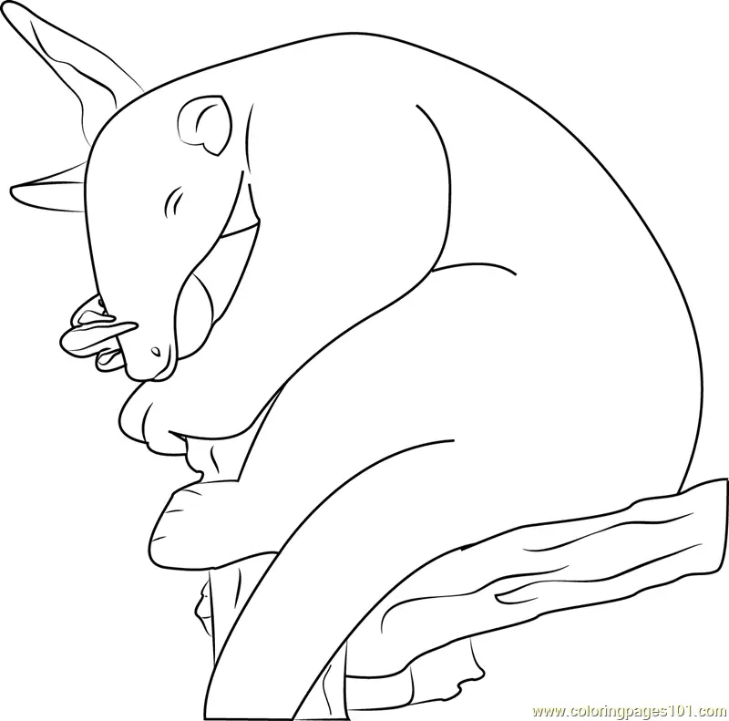 Anteater Coloring Pages 7