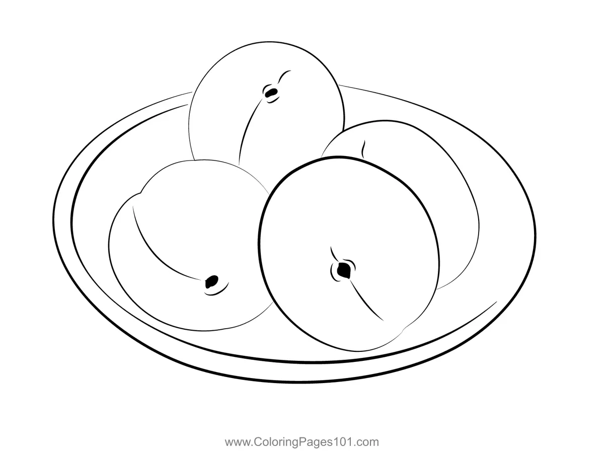 Apricot Coloring Pages 7