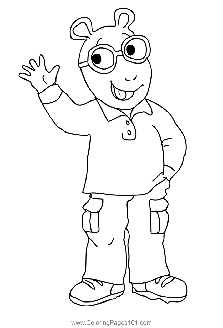 Arthur Coloring Pages 3