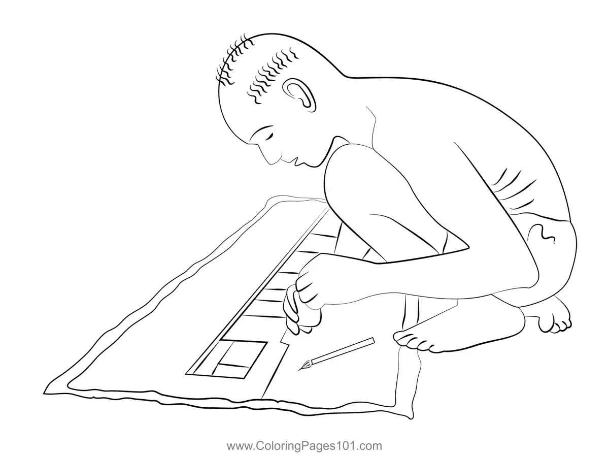 Artists Coloring Pages 3