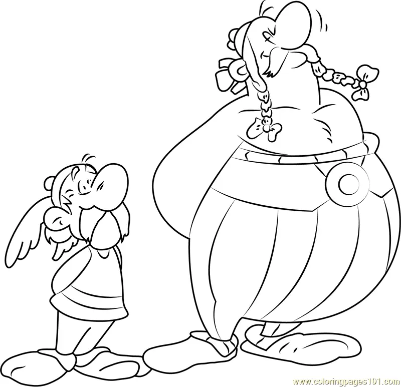 Asterix Coloring Pages 1