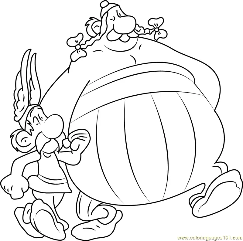 Asterix Coloring Pages 10