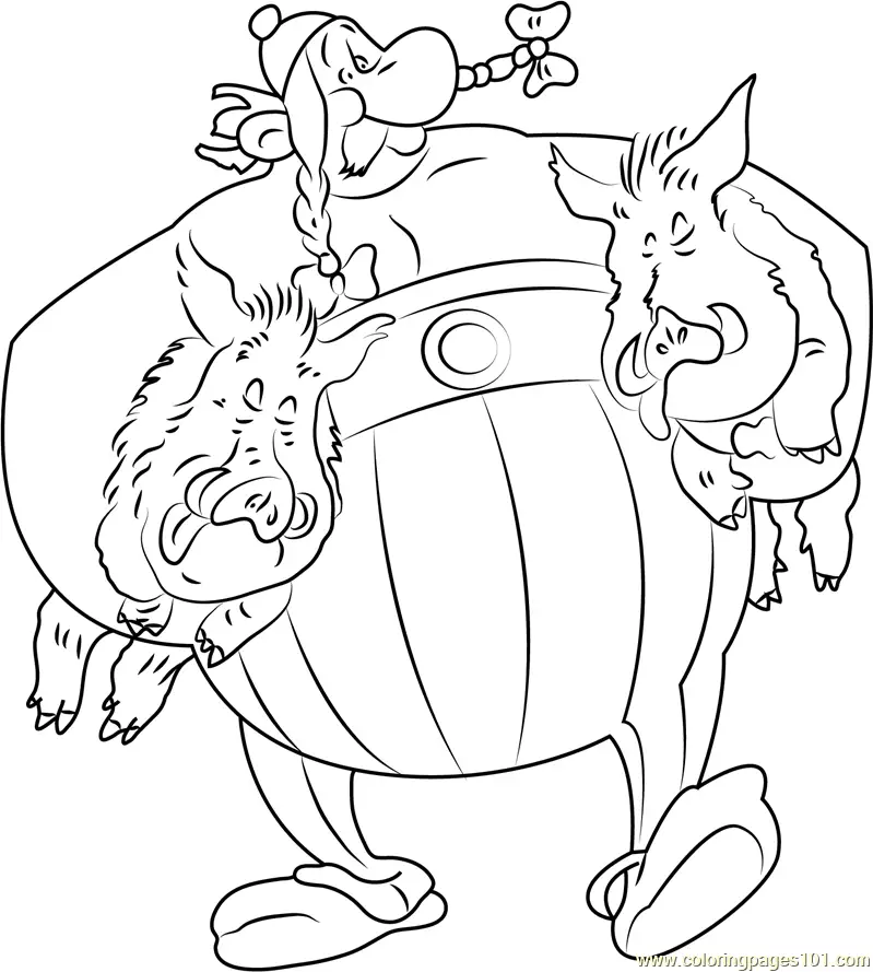 Asterix Coloring Pages 2