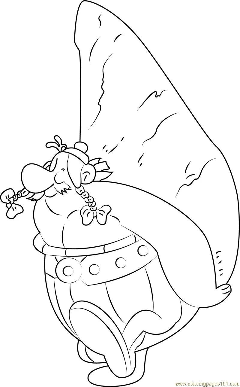 Asterix Coloring Pages 4