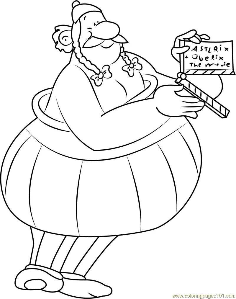 Asterix Coloring Pages 7