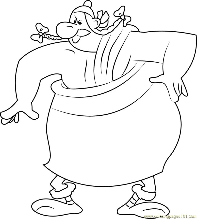 Asterix Coloring Pages 8