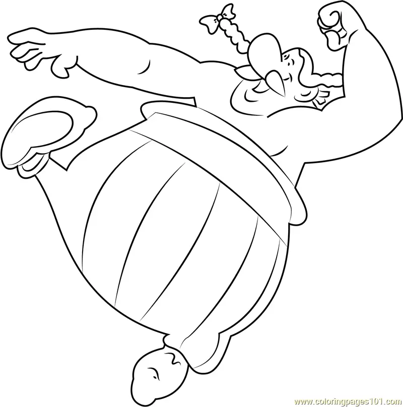 Asterix Coloring Pages 9
