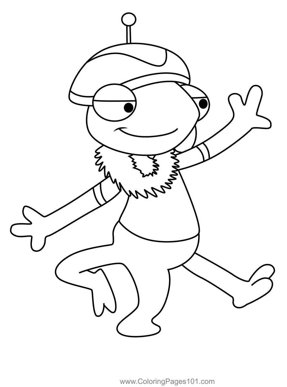 Astroblast Coloring Pages 1