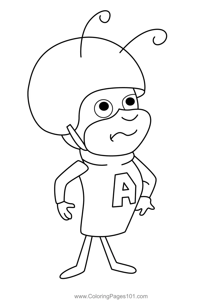 Atom Ant Coloring Pages 2