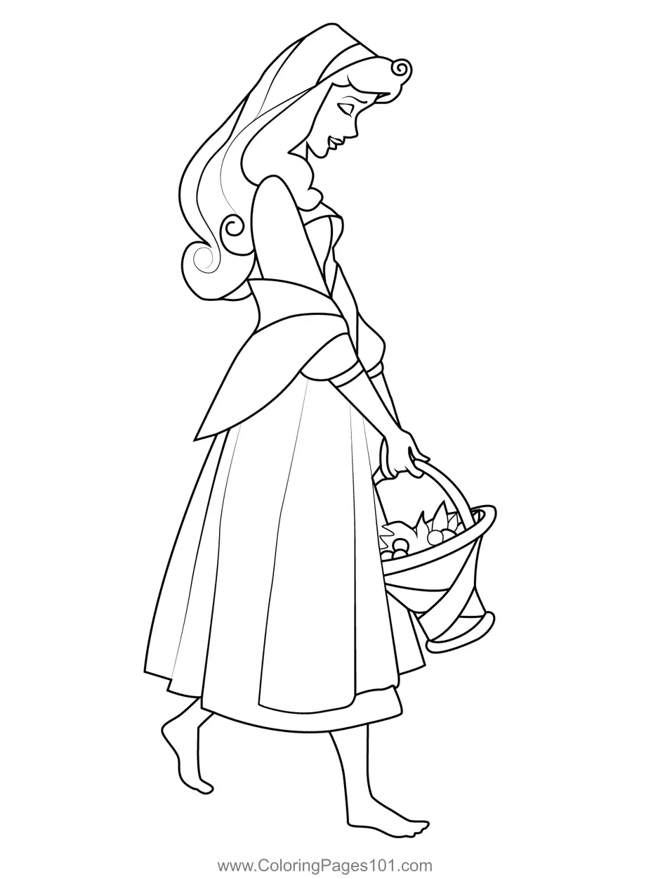 Aurora Coloring Pages 10