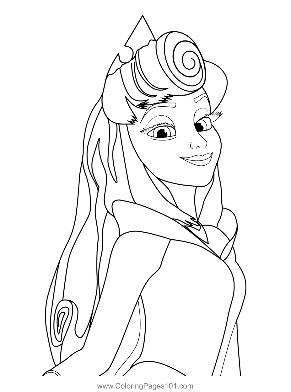 Aurora Coloring Pages 3