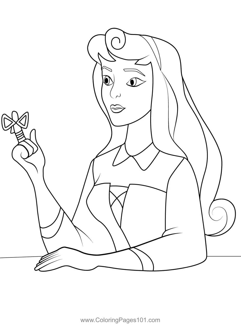 Aurora Coloring Pages 6