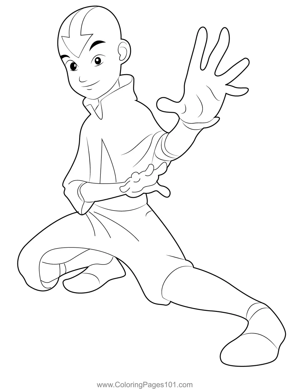 Avatar the Last Airbender Coloring Pages 9