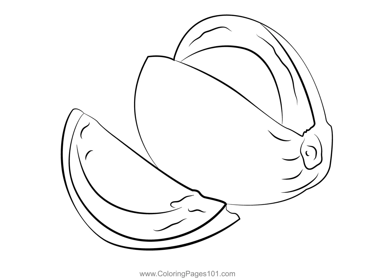 Avocado Coloring Pages 3