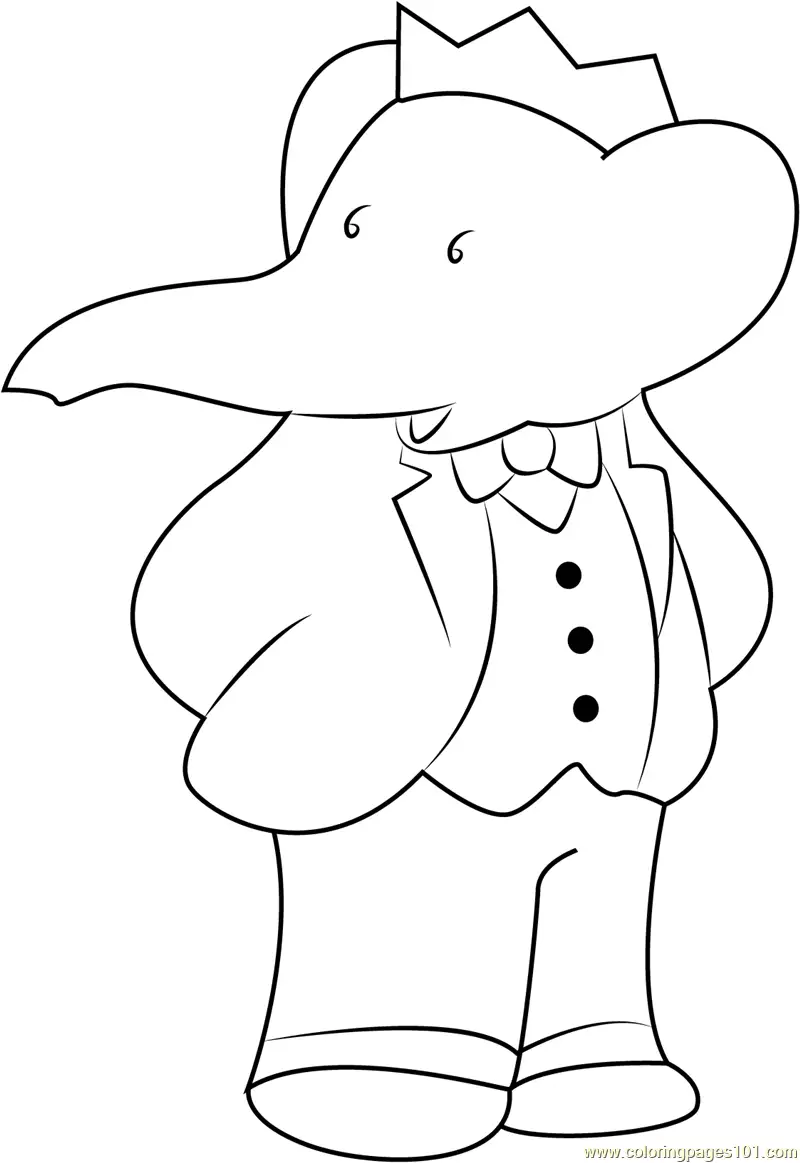 Babar Coloring Pages 3
