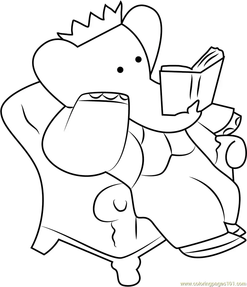 Babar Coloring Pages 6
