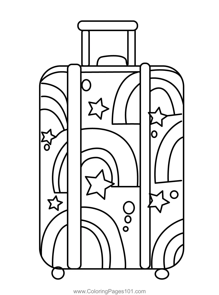 Bags Coloring Pages 1