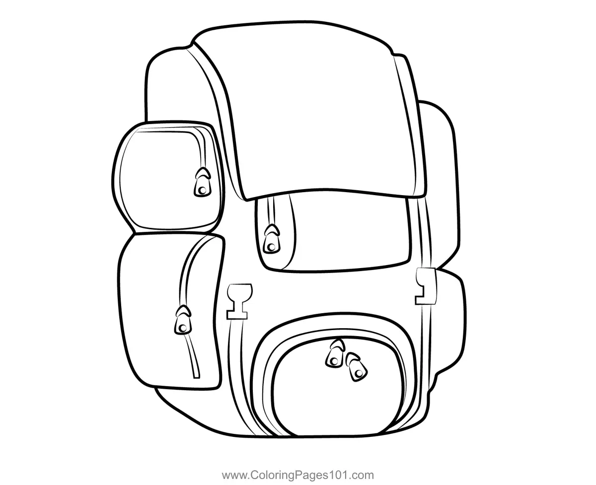 Bags Coloring Pages 3