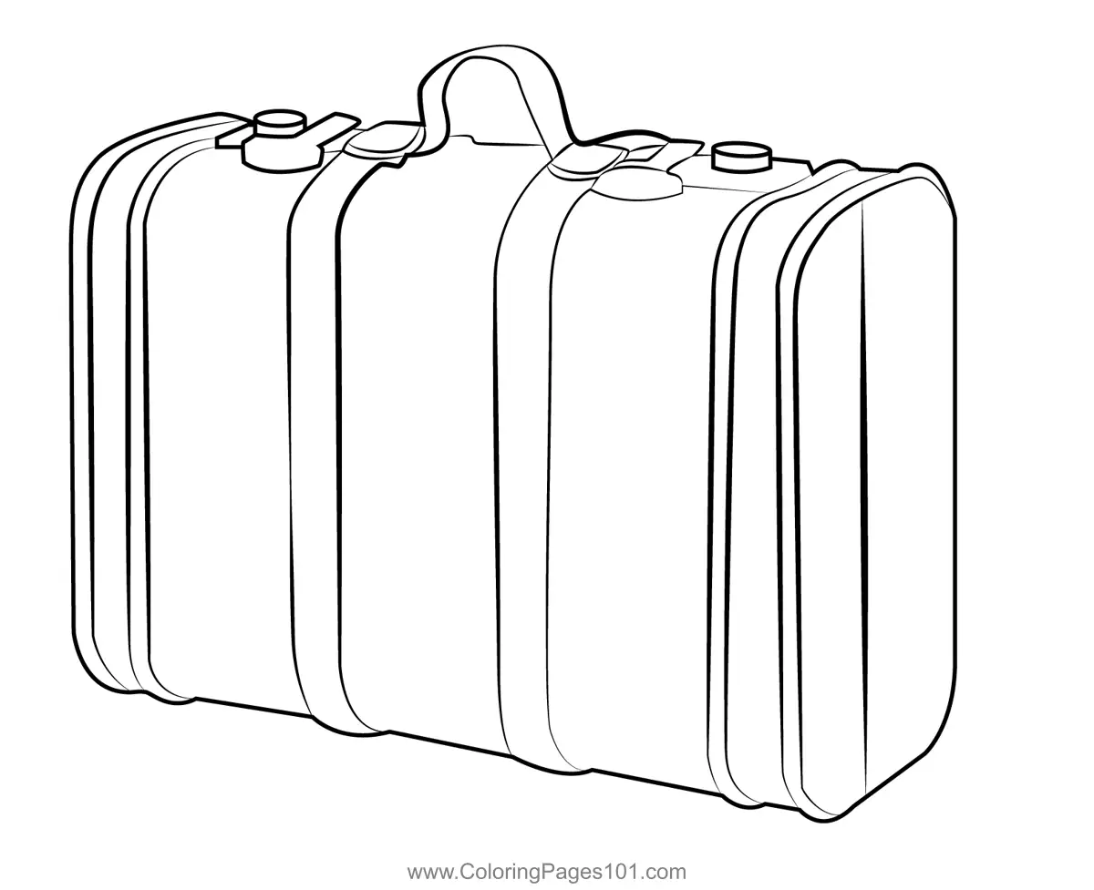 Bags Coloring Pages 7