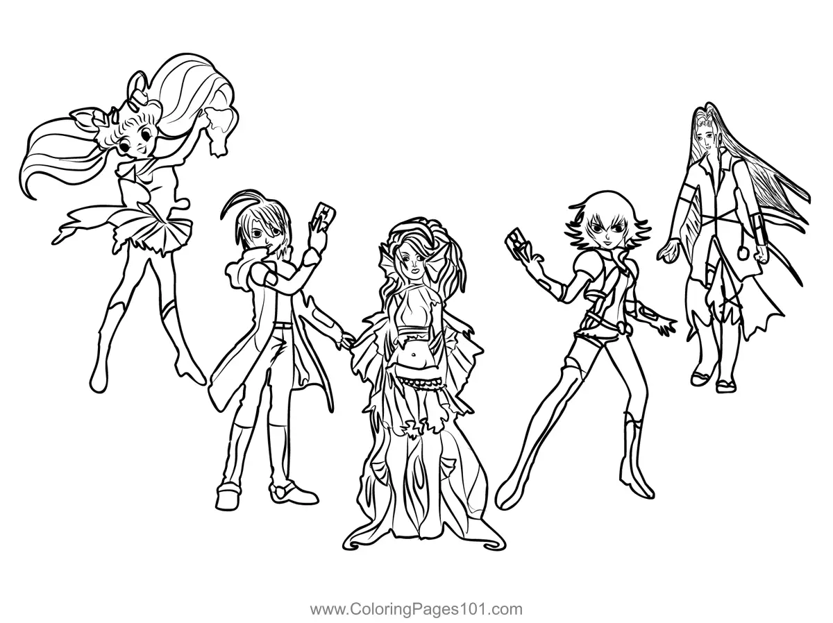 Bakugan Battle Brawlers Coloring Pages 2