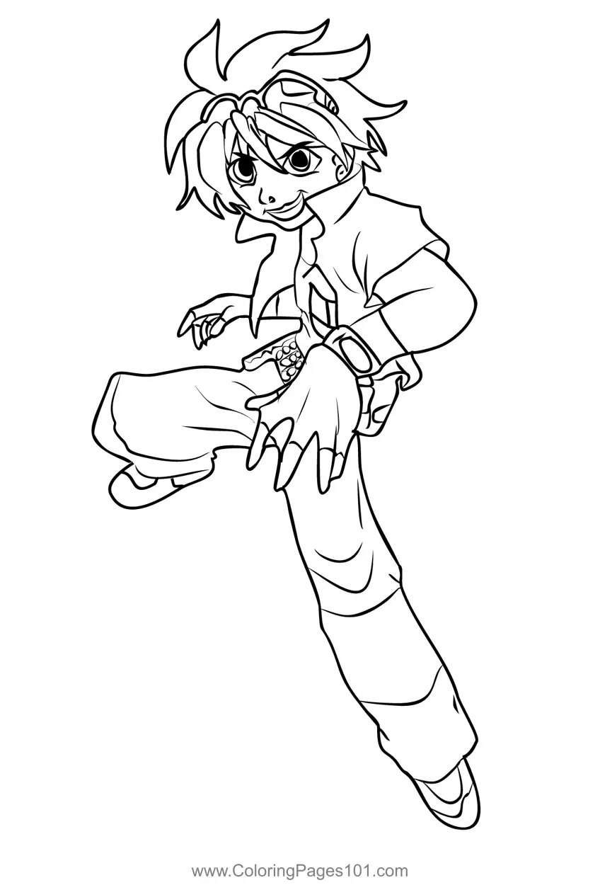 Bakugan Battle Brawlers Coloring Pages 3