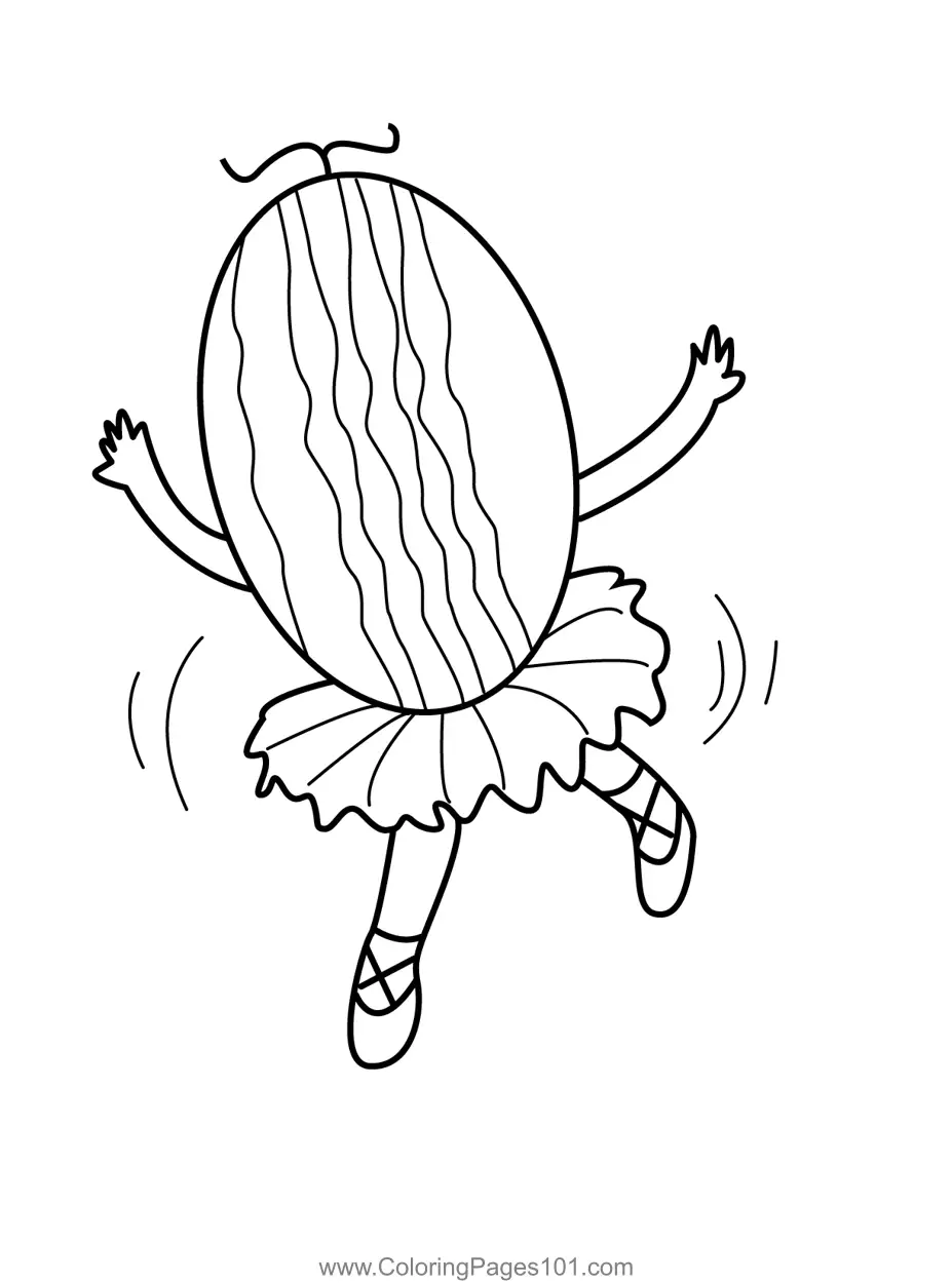Ballerinas Coloring Pages 1