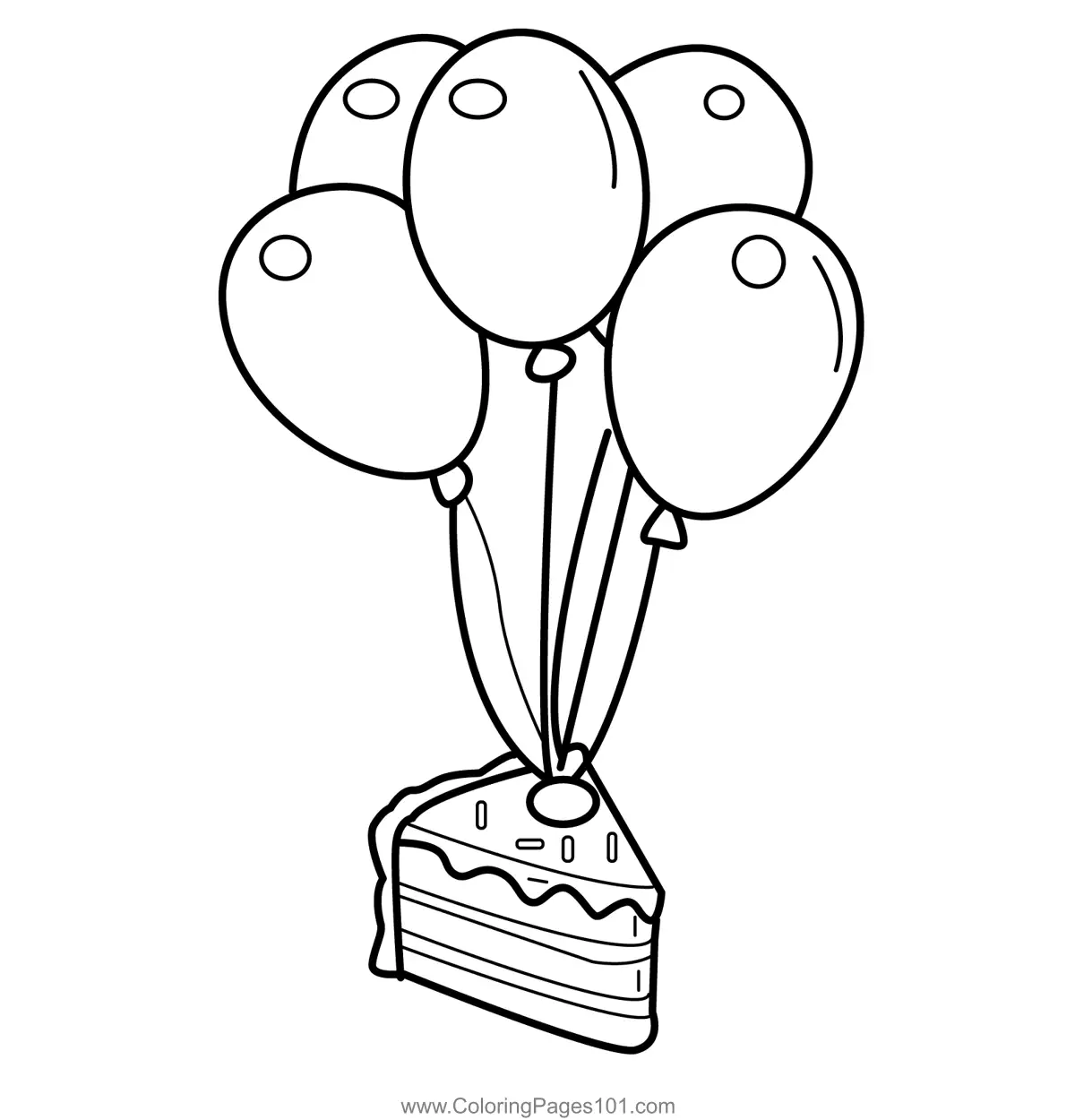 Balloons Coloring Pages 5