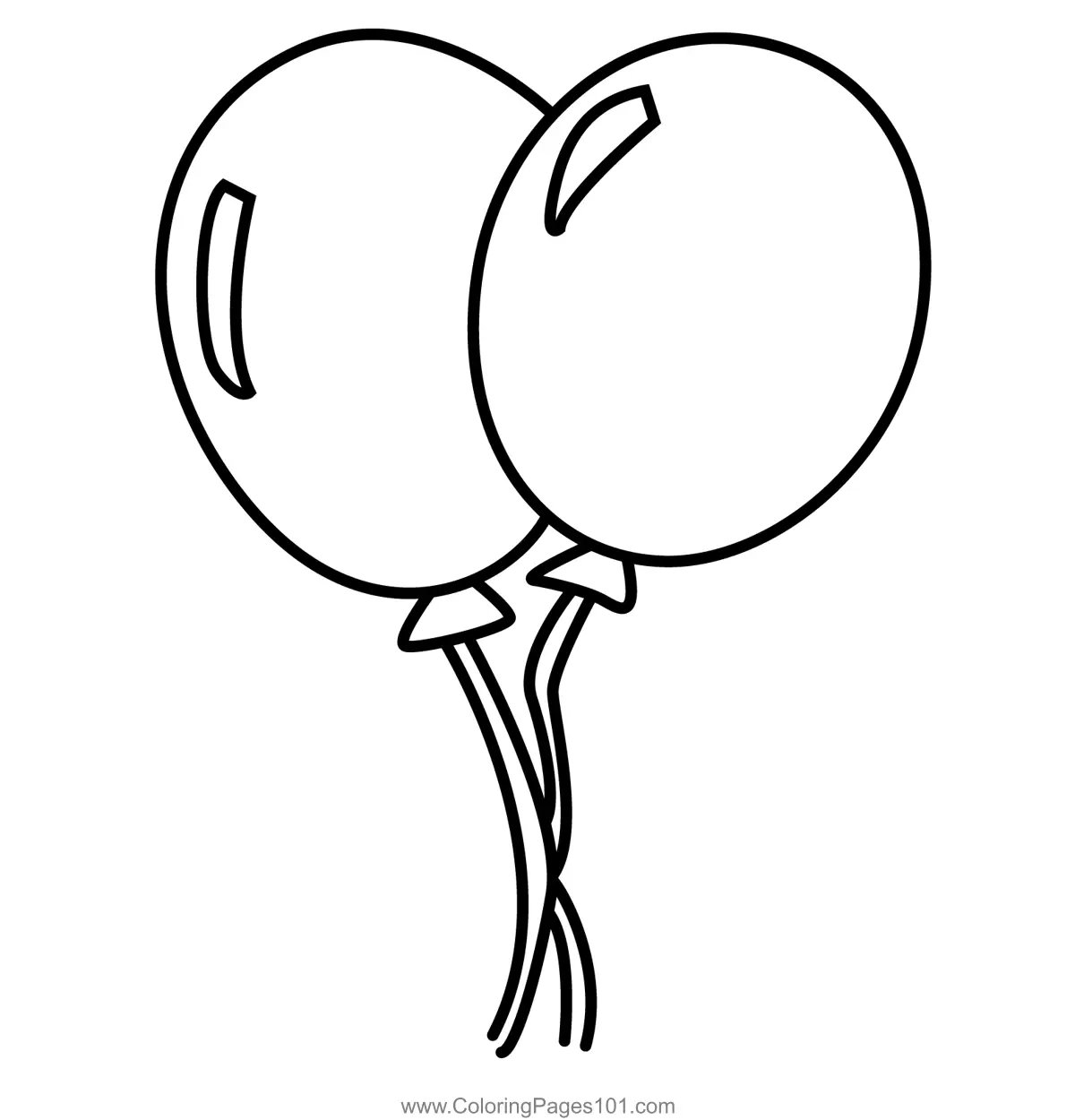 Balloons Coloring Pages