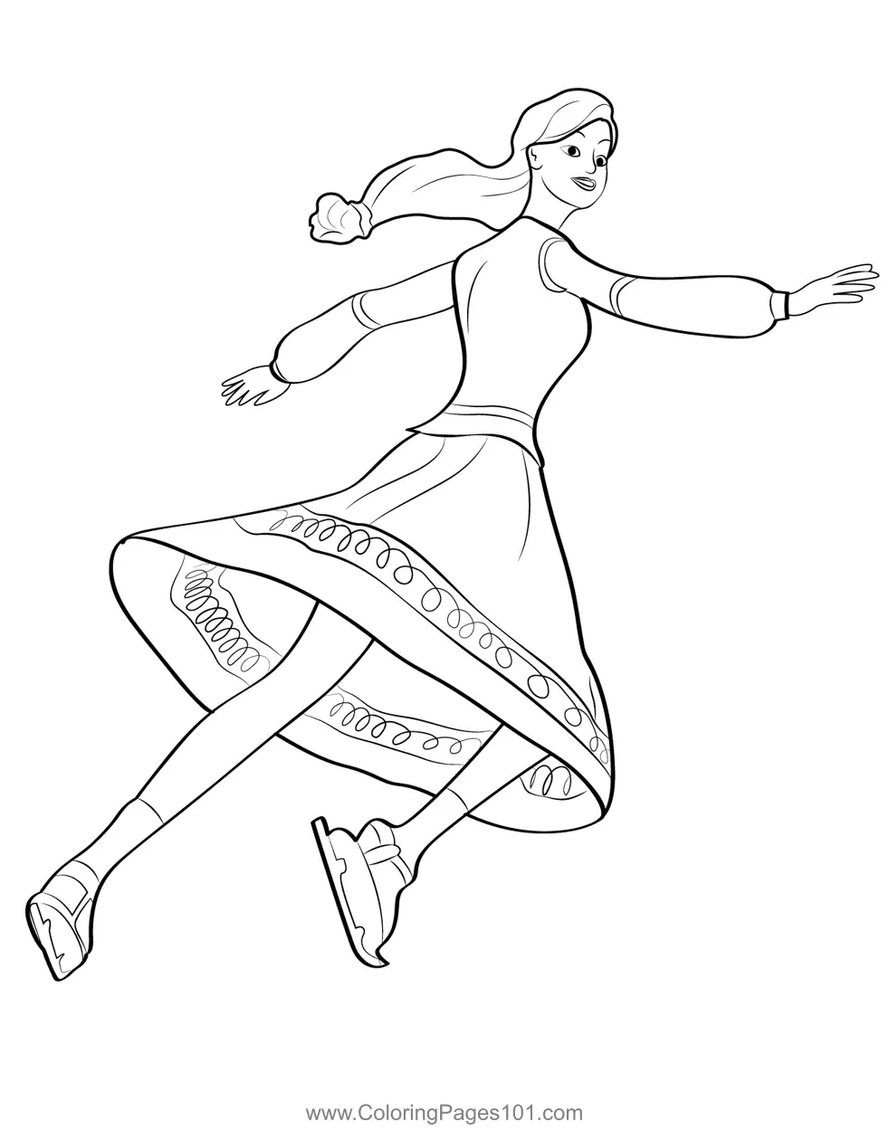 Barbie and the Magic of Pegasus Coloring Pages 3
