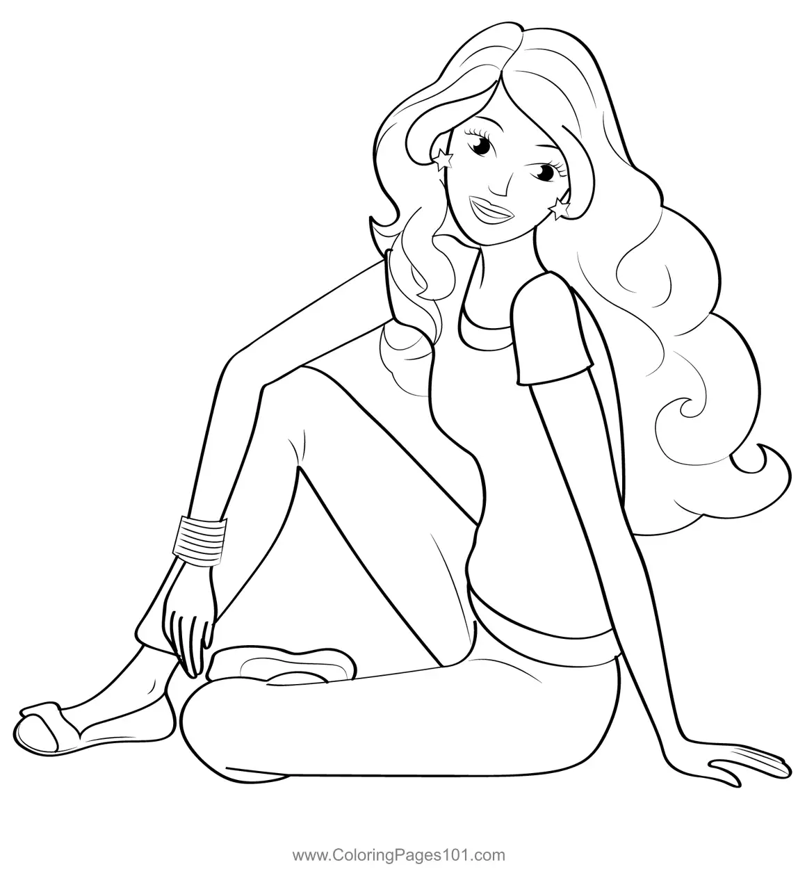 Barbie Coloring Pages 10