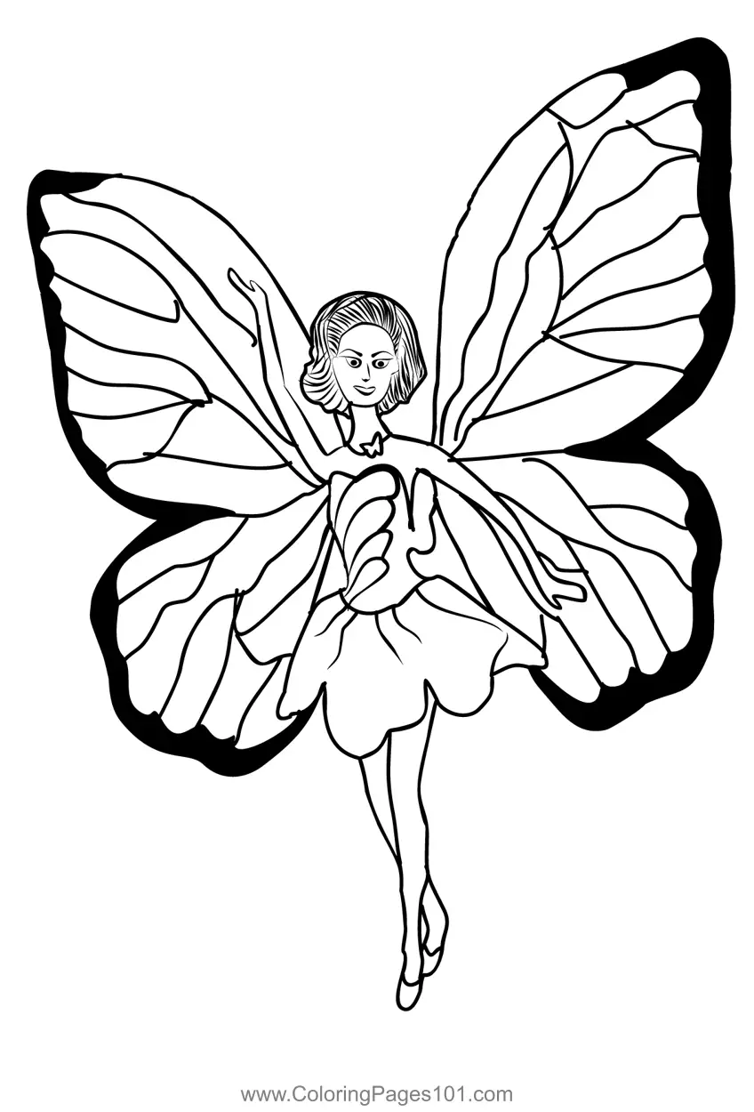 Barbie Coloring Pages 4
