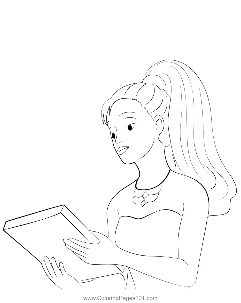 Barbie Coloring Pages 8
