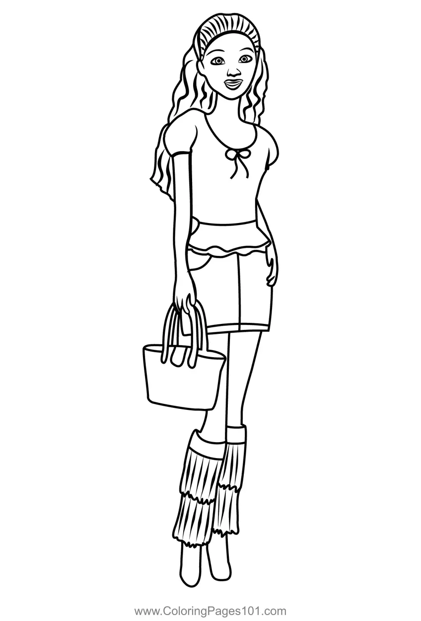 Barbie Life in the Dreamhouse Coloring Pages 1