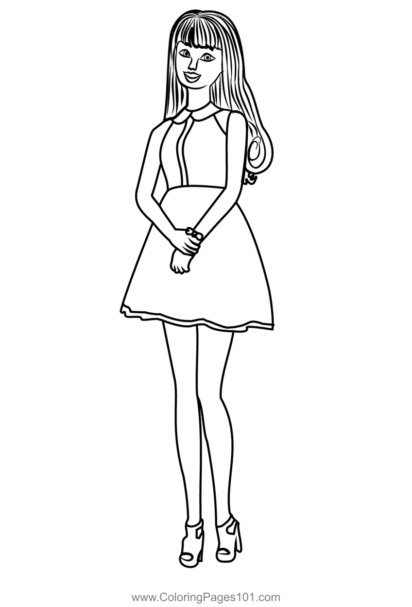Barbie Life in the Dreamhouse Coloring Pages 10