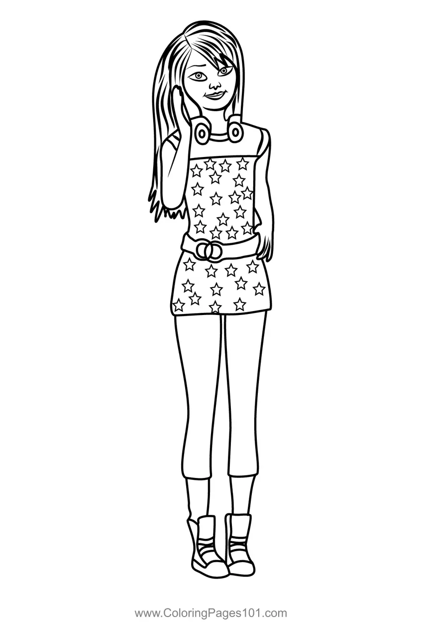 Barbie Life in the Dreamhouse Coloring Pages 6