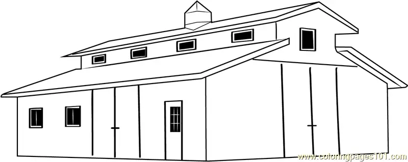 Barns Coloring Pages 2
