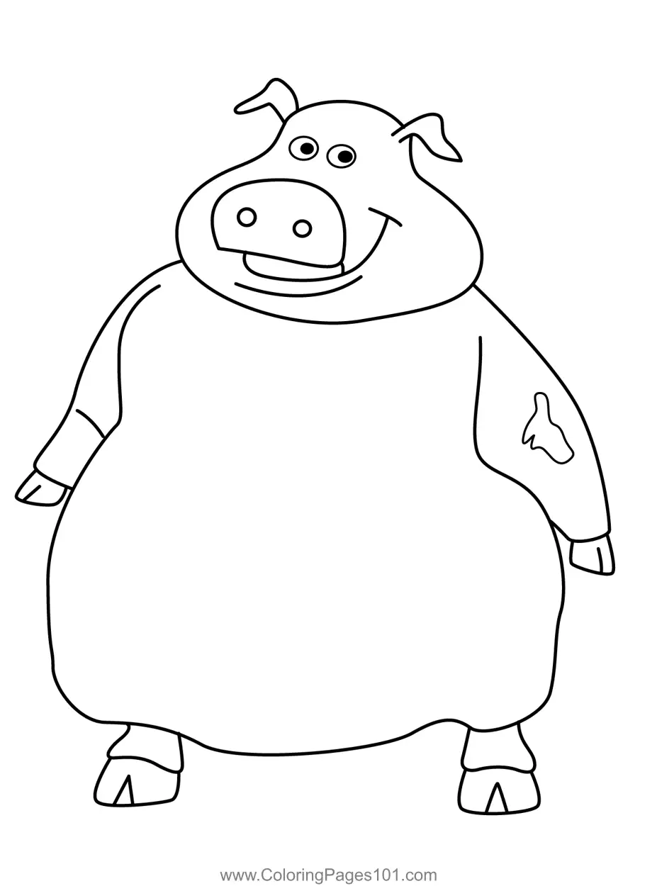 Barnyard Coloring Pages 2