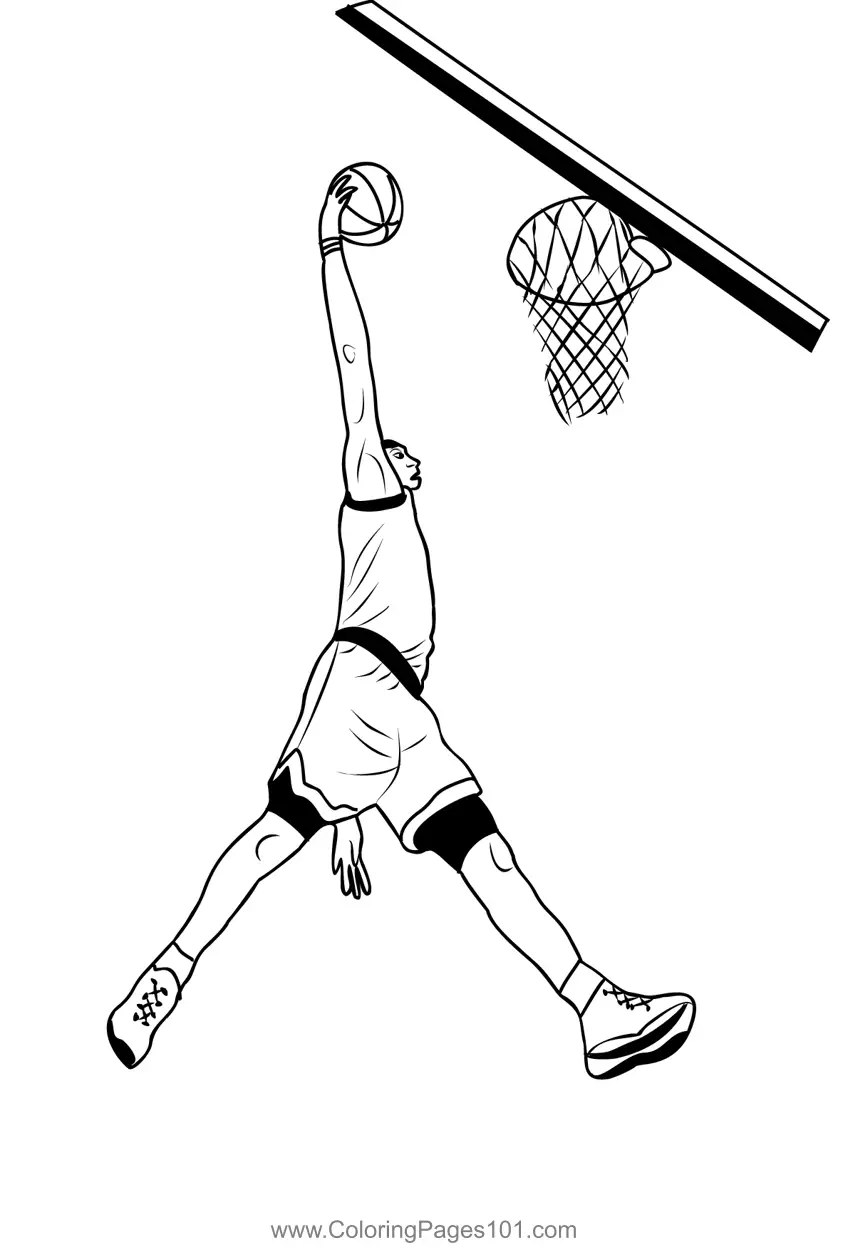Basketball Coloring Pages