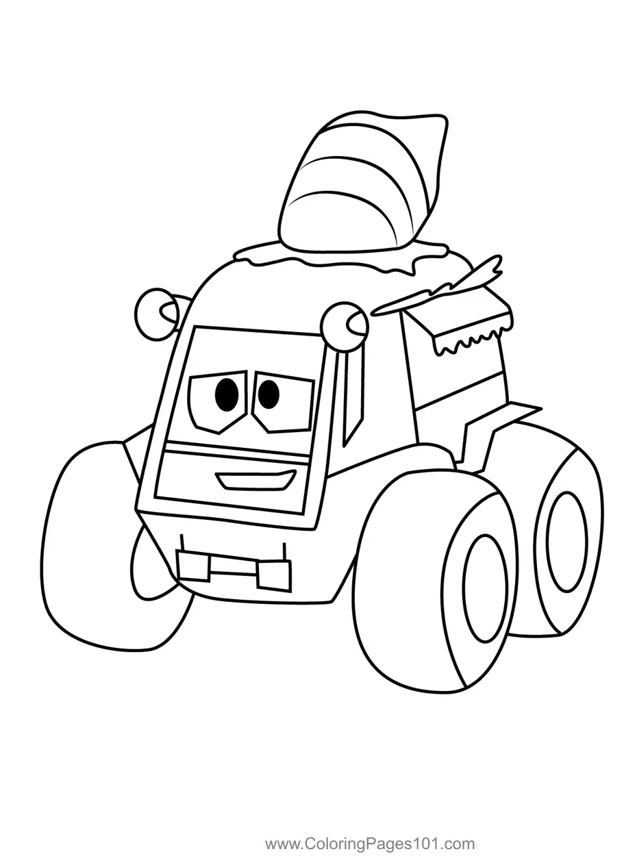 Batwheels Coloring Pages 1