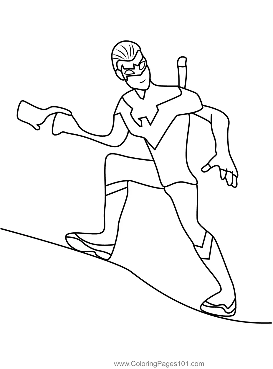 Batwheels Coloring Pages 4