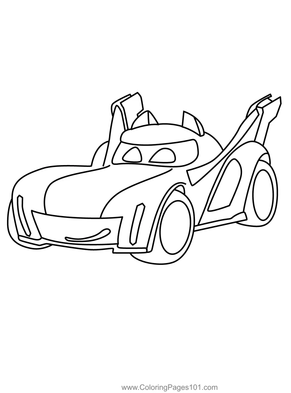 Batwheels Coloring Pages 8