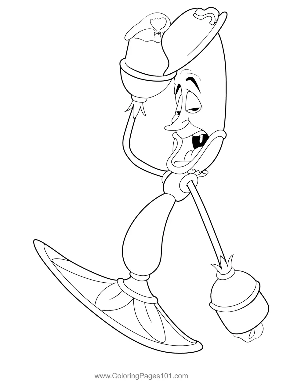 Beauty and the Beast Coloring Pages 5