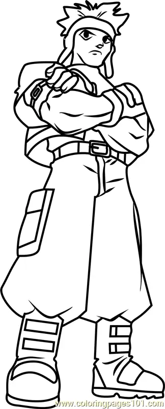 Beyblade Coloring Pages 8