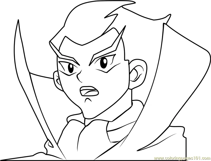 Beyblade Coloring Pages 9