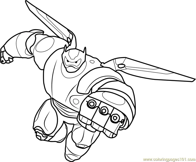 Big Hero 6 Coloring Pages 11